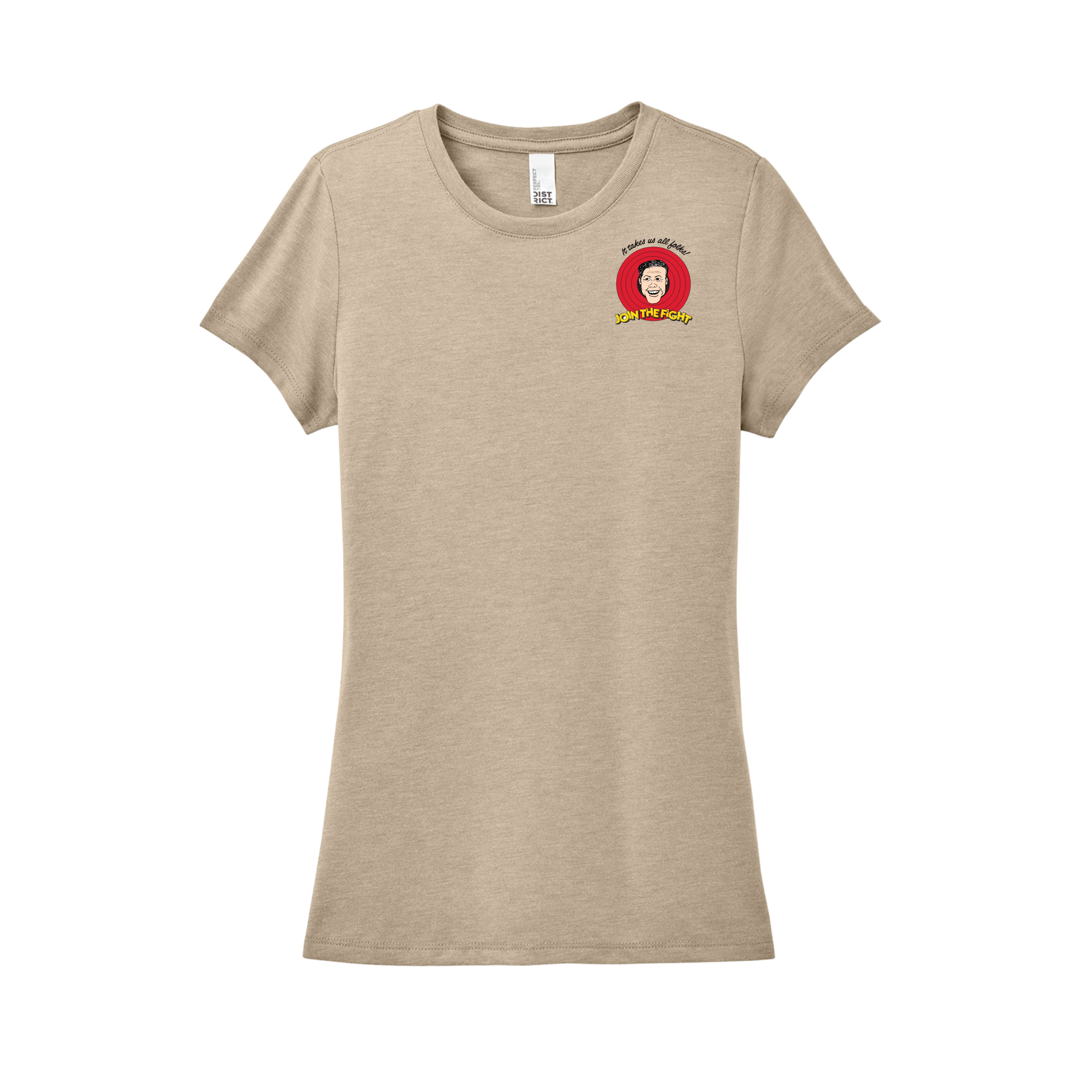 District Women's Perfect Tri Tee (Desert Tan Heather)