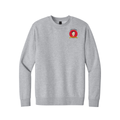 District Fleece Crew - 1 Sided (Light Heather Gray)