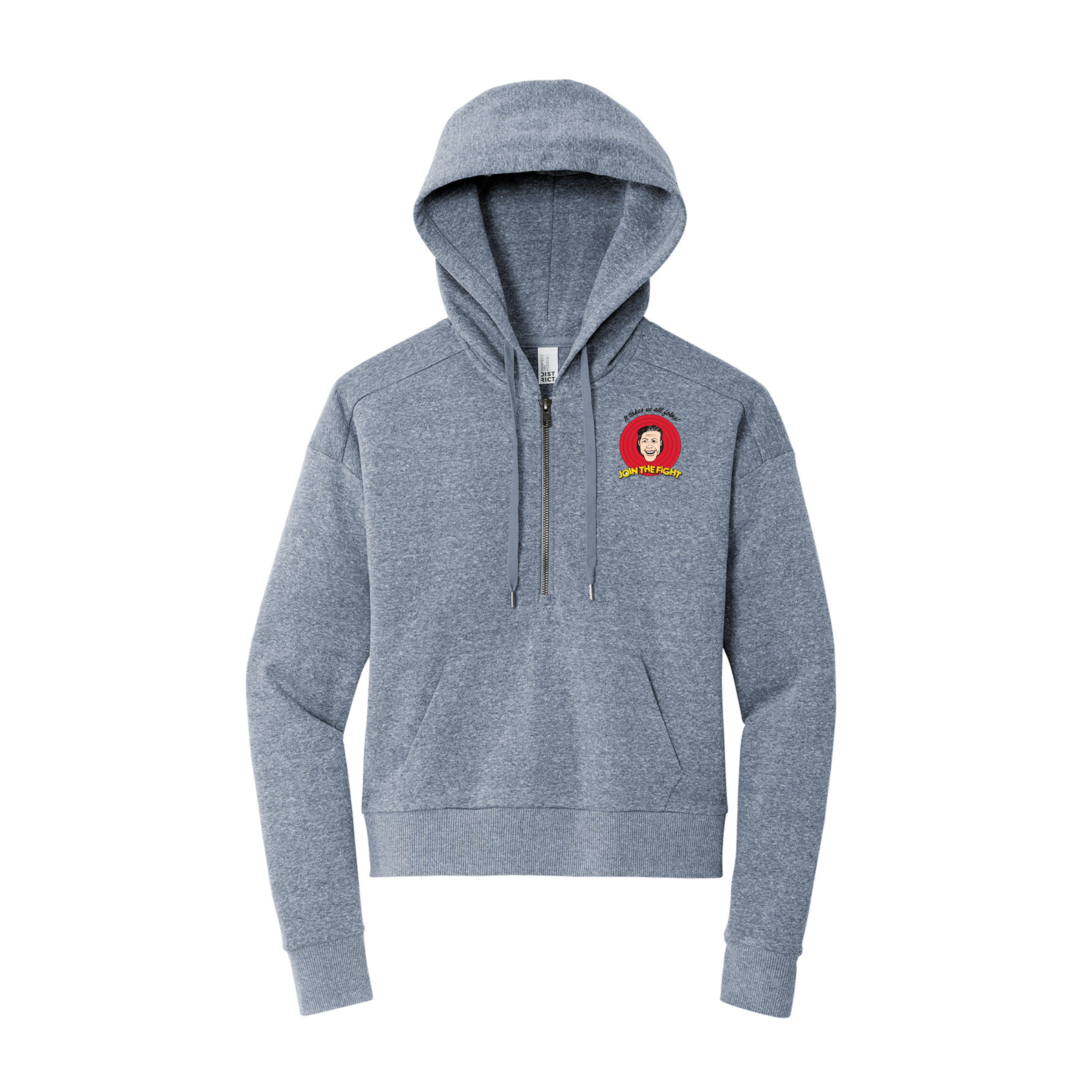 District Women’s Perfect Tri Fleece 1/2-Zip Pullover (Navy Frost)