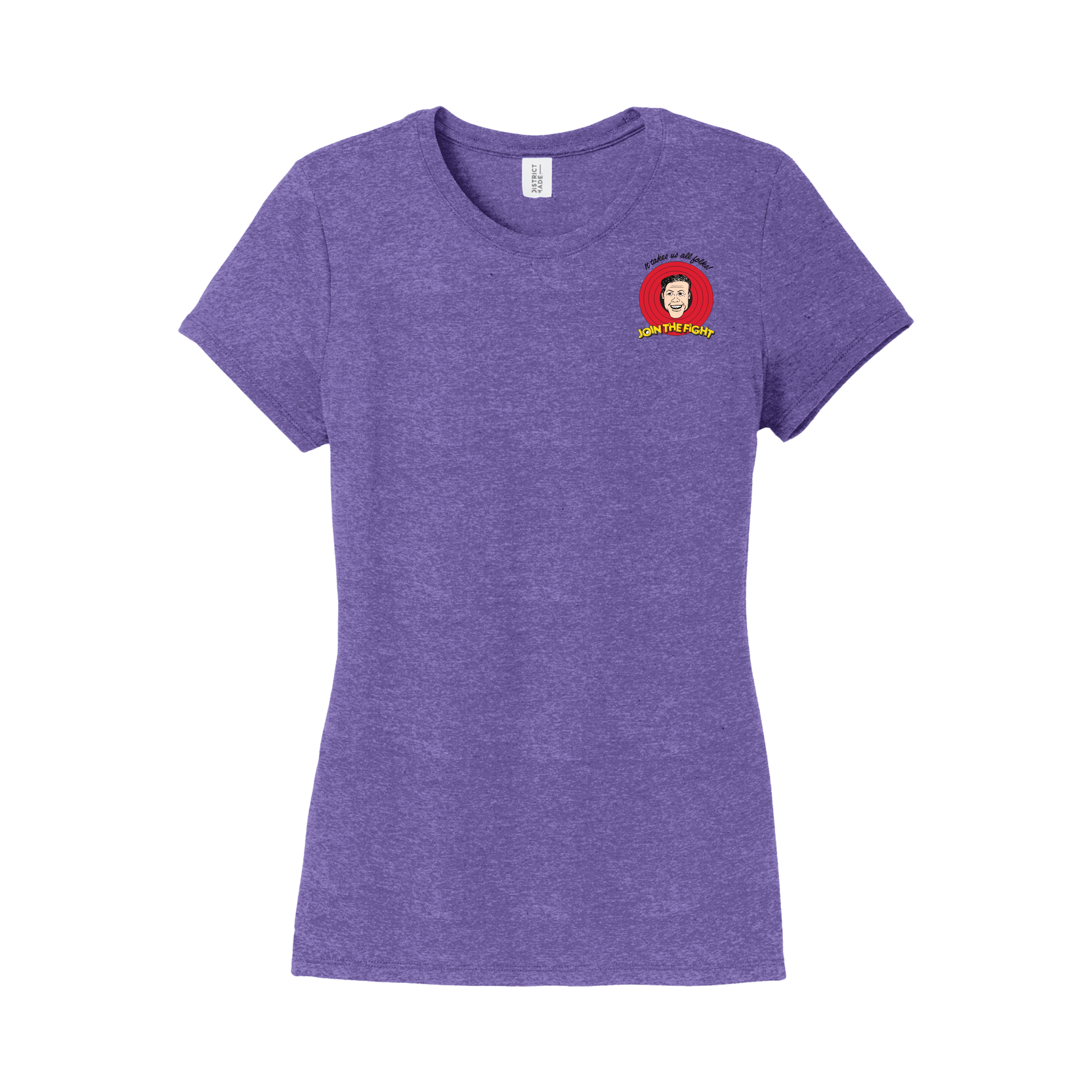 District Women's Perfect Tri Tee (Purple Frost)
