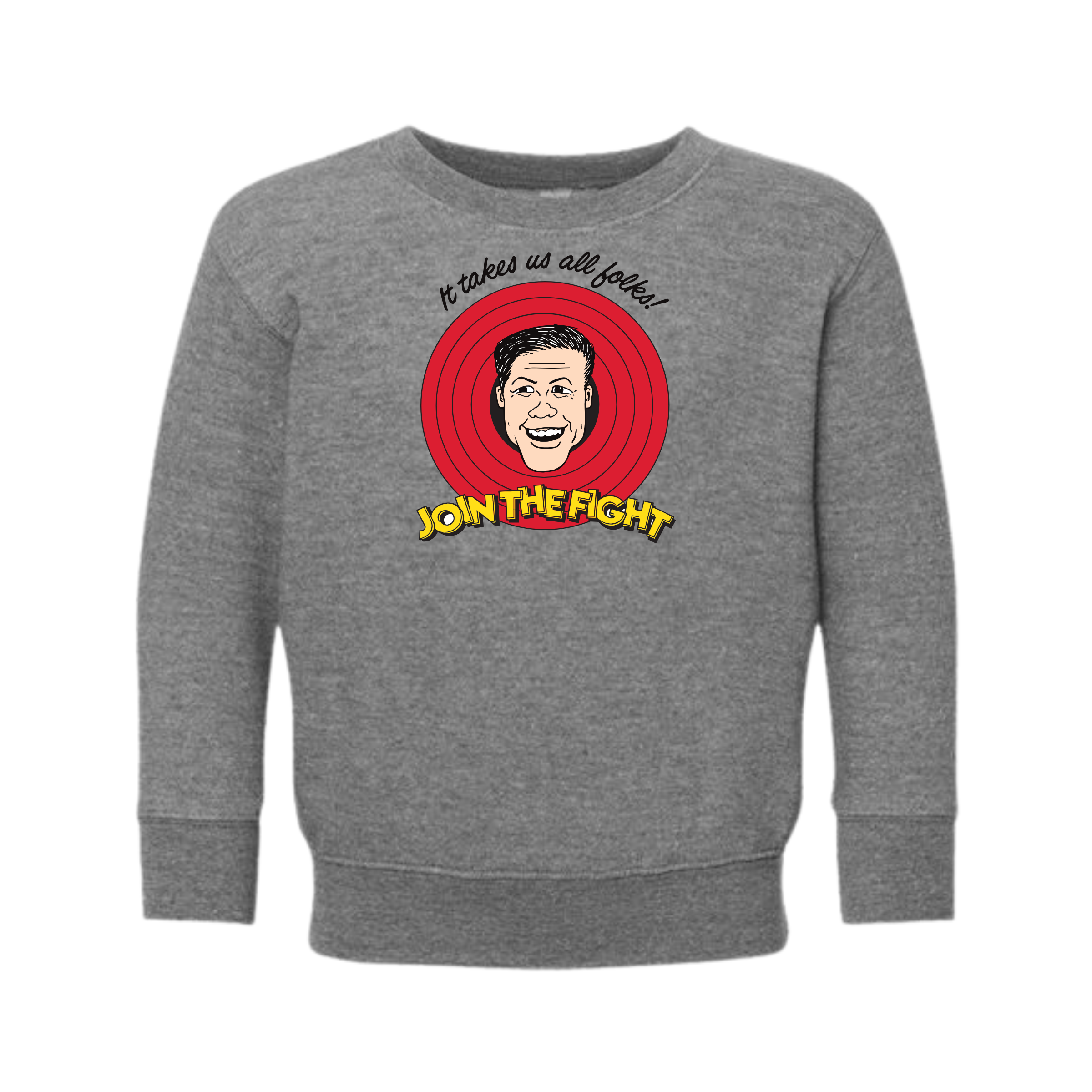 Toddler Fleece Crewneck Sweatshirt (Granite Heather)