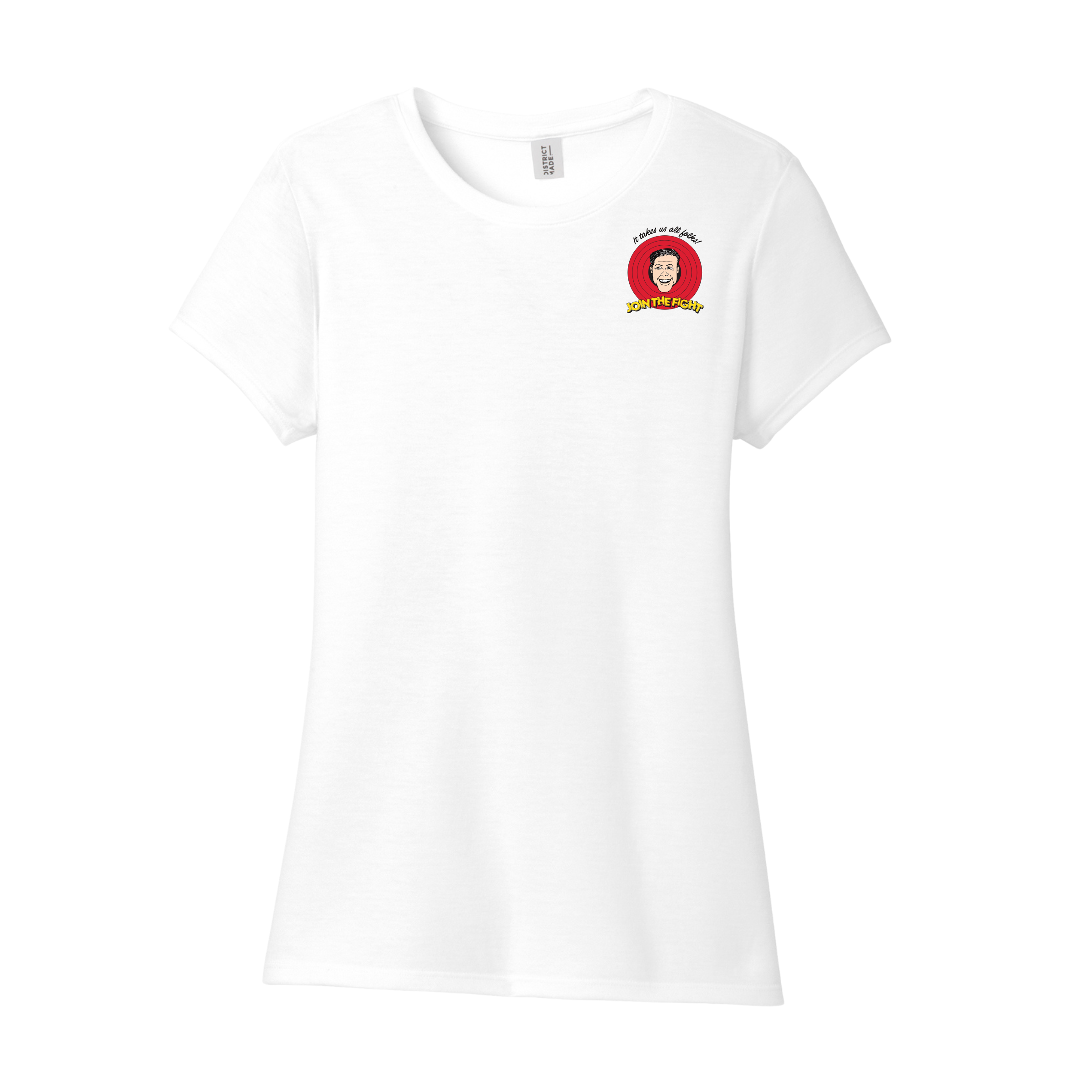 District Women's Perfect Tri Tee (White)