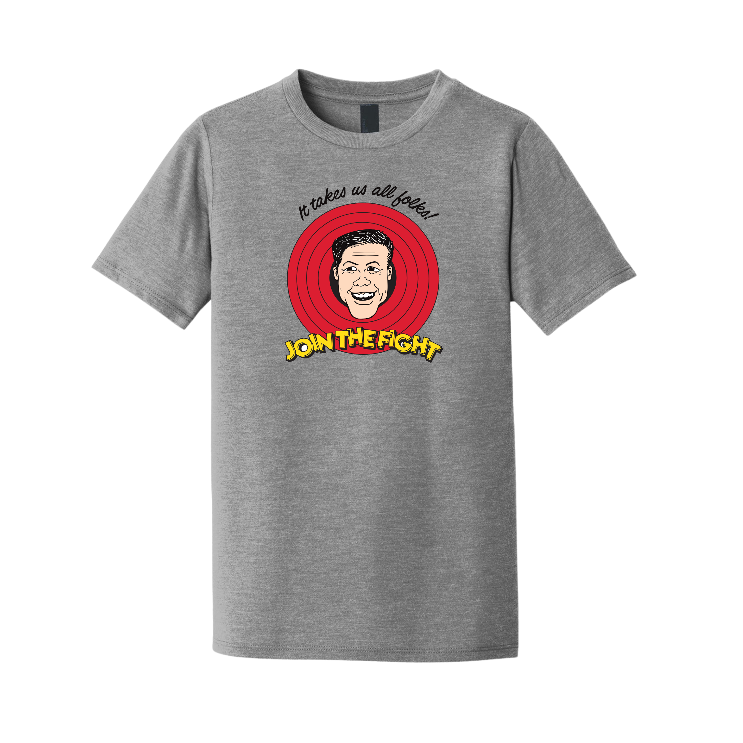 District Youth Perfect Tri Tee (Gray Frost)