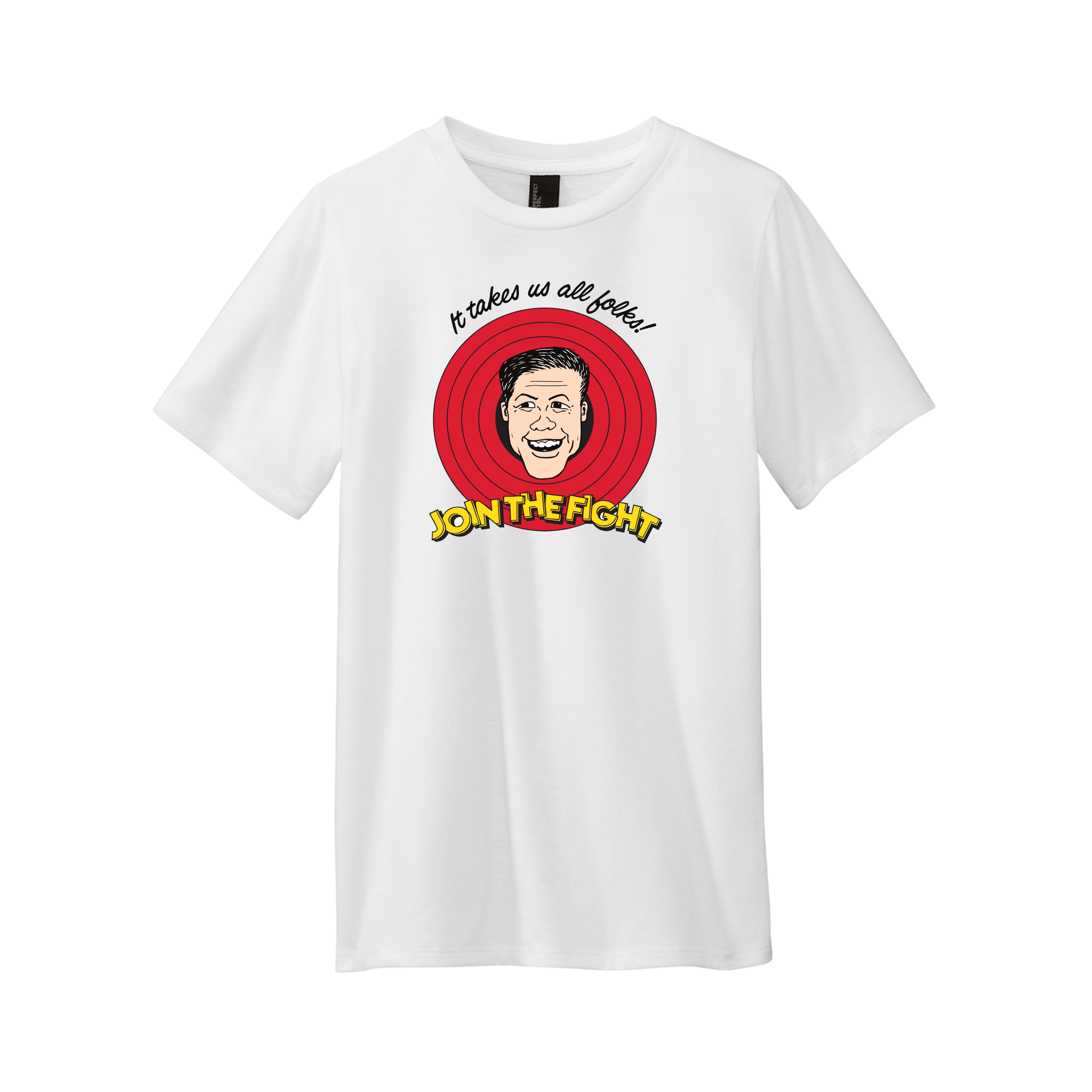 District Youth Perfect Tri Tee (White)