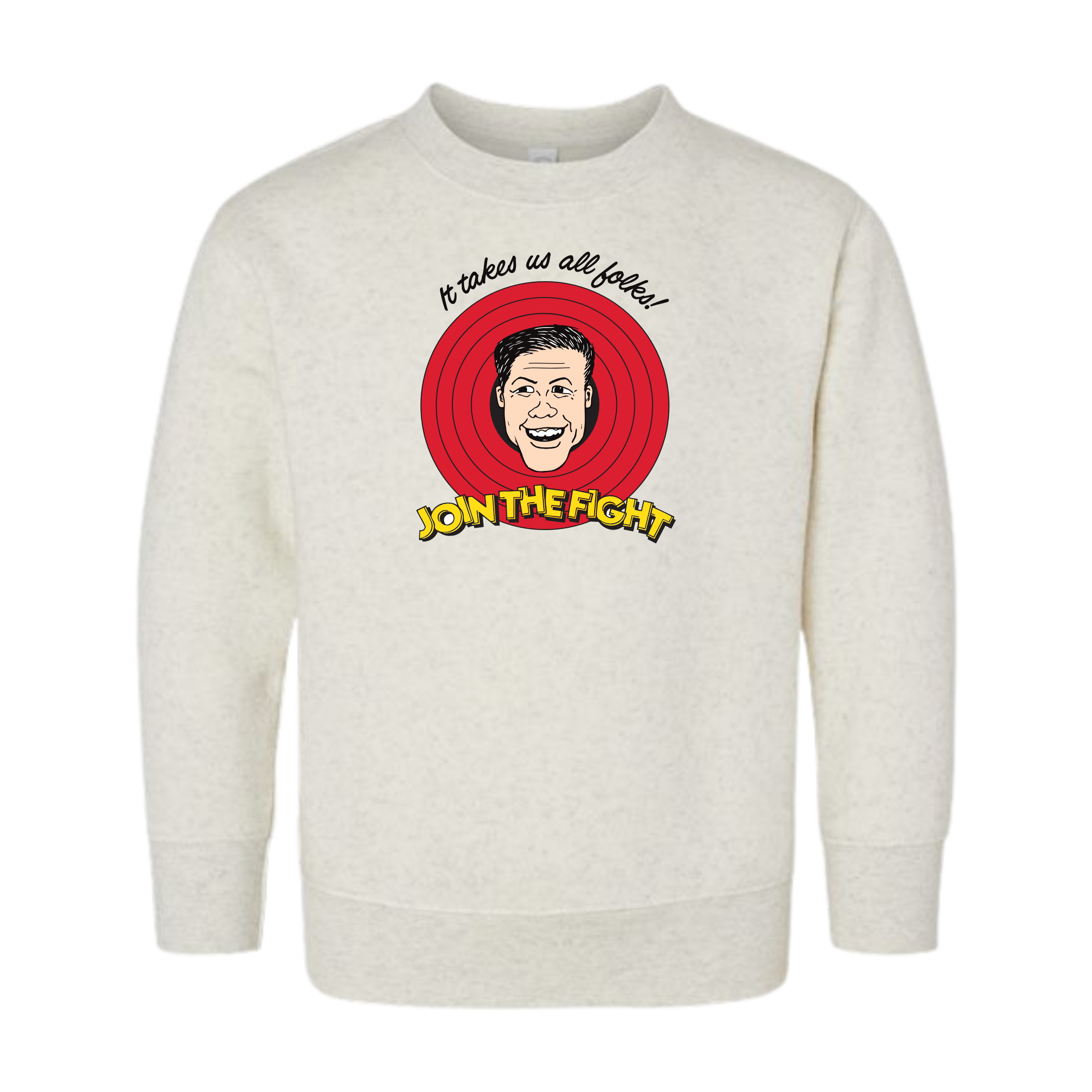 Toddler Fleece Crewneck Sweatshirt (Natural Heather)