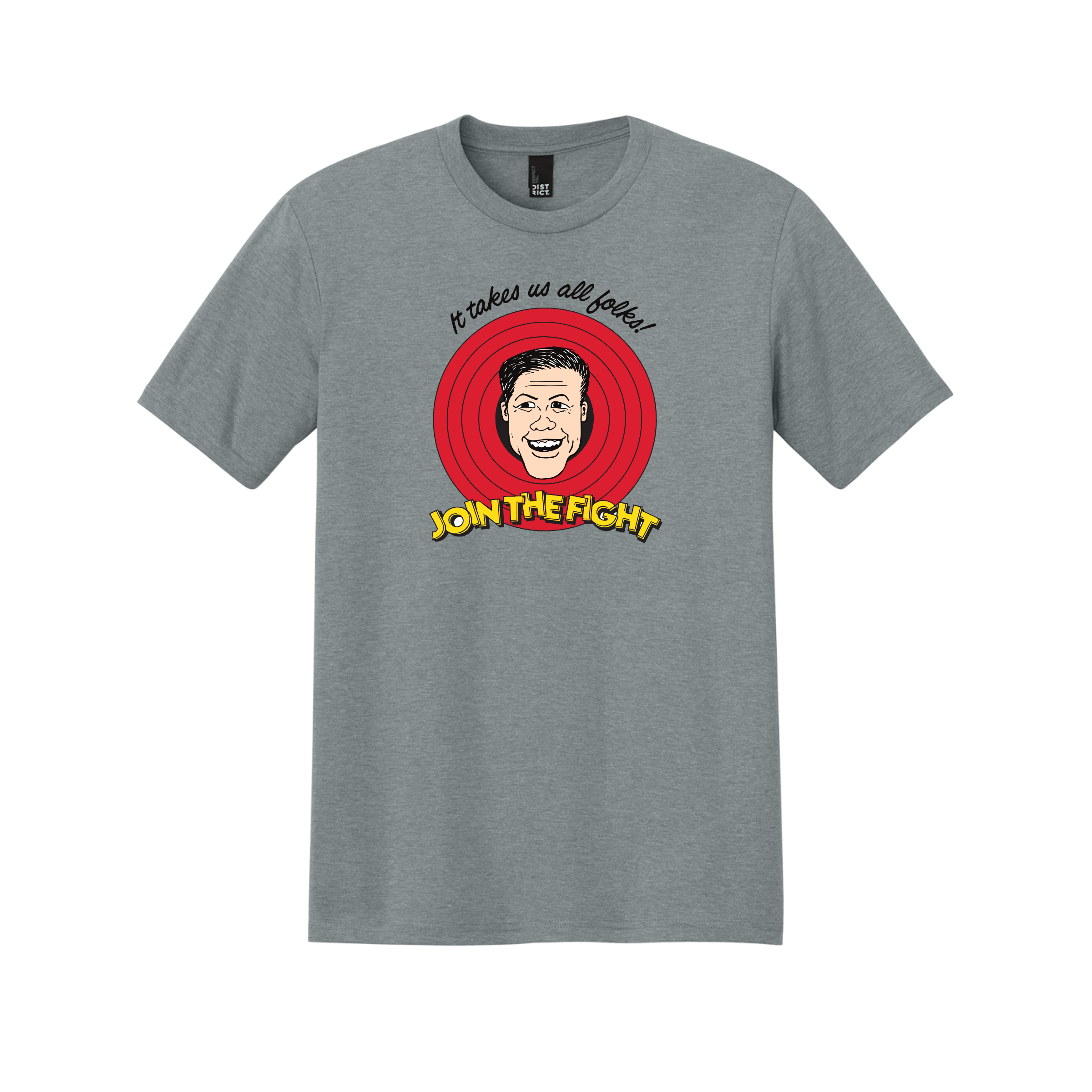 District Perfect Tri Tee (Heather Gray)