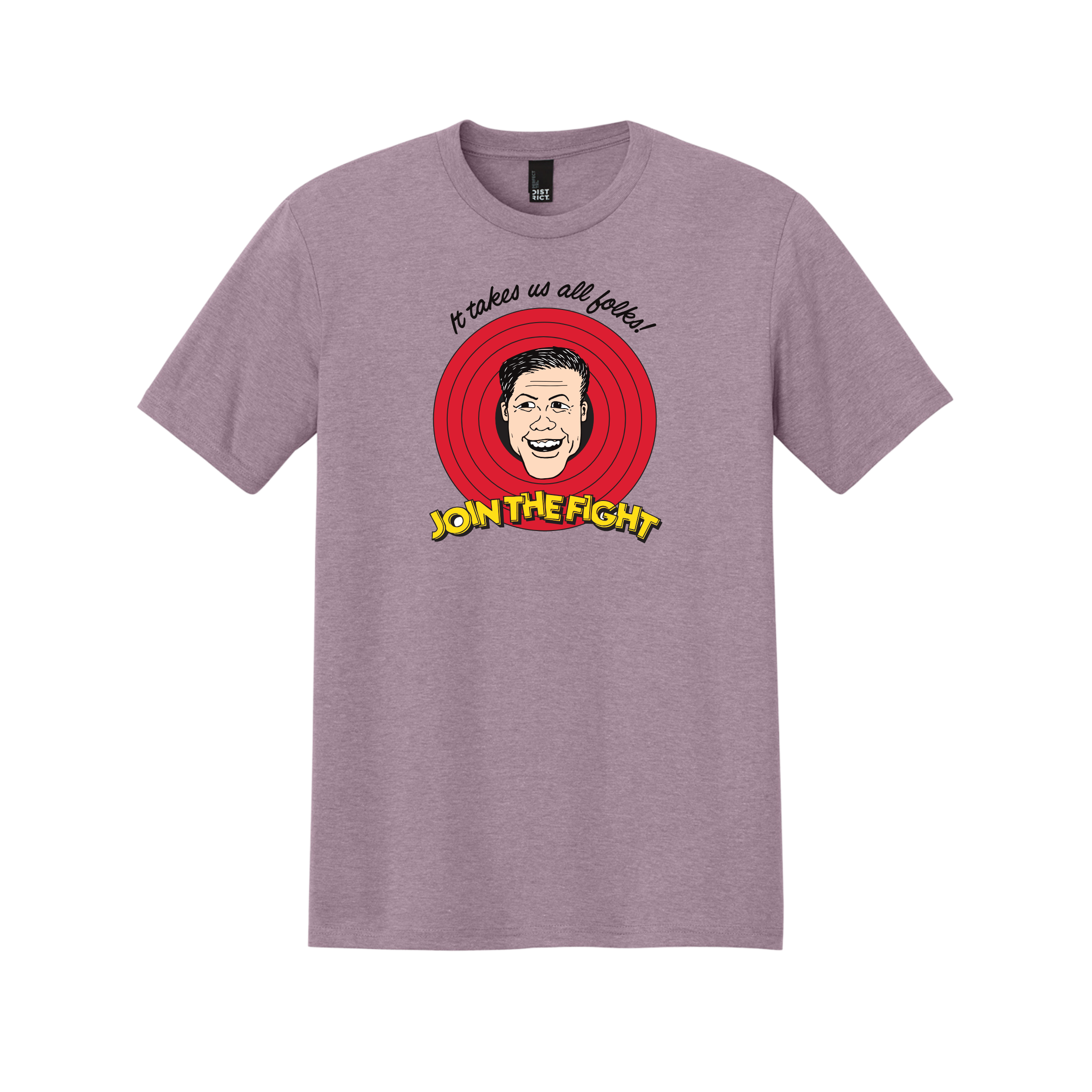 District Perfect Tri Tee (Heathered Lavender)