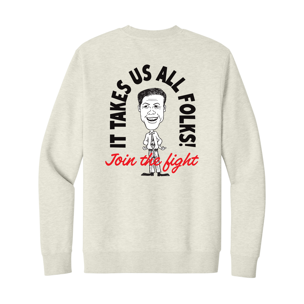 District Fleece Crew - 2 Sided (Oatmeal Heather)